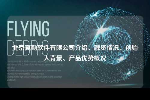 北京真勤软件有限公司介绍、融资情况、创始人背景、产品优势概况