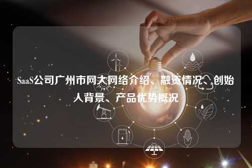 SaaS公司广州市网大网络介绍、融资情况、创始人背景、产品优势概况